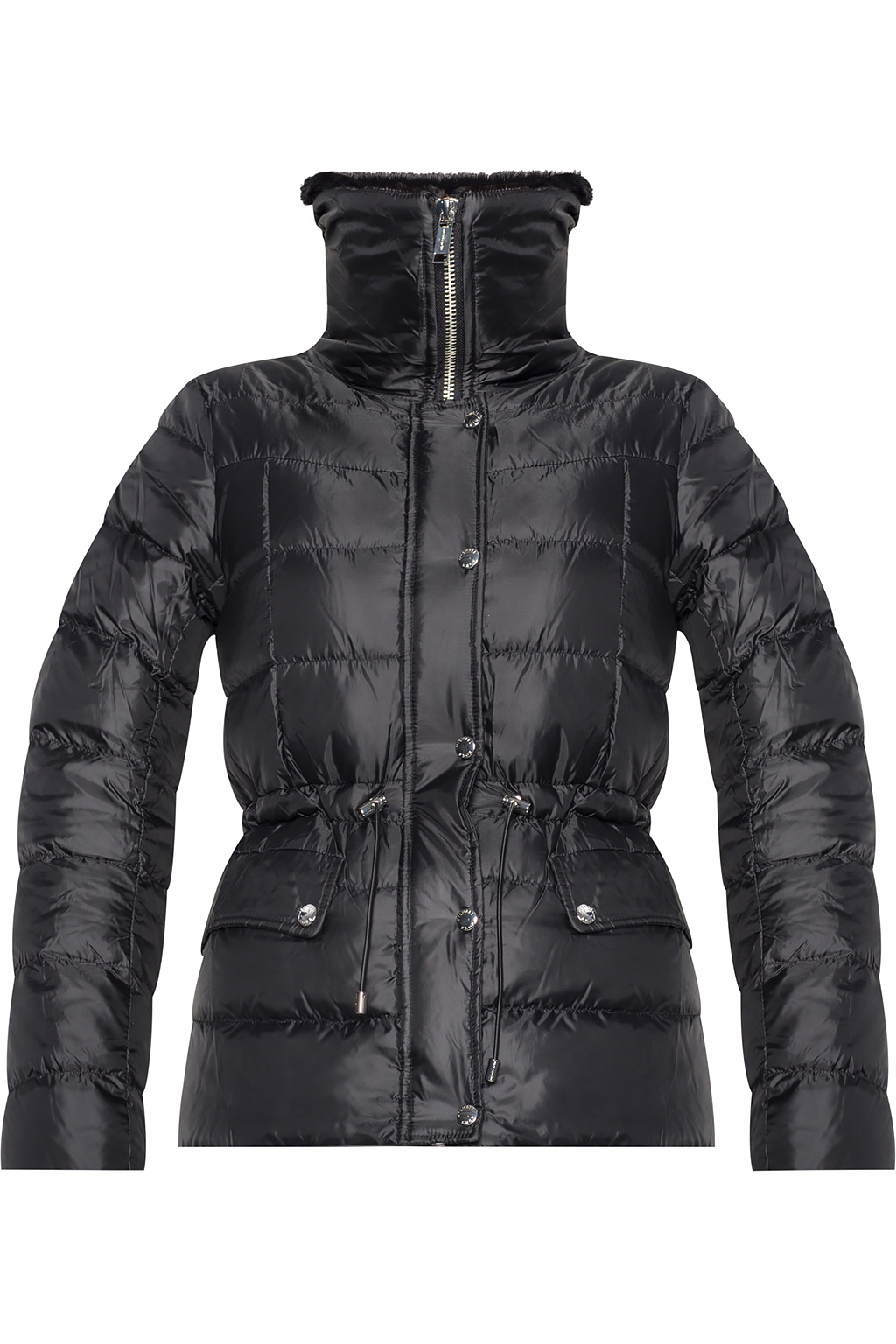 Michael kors black top quilted jacket